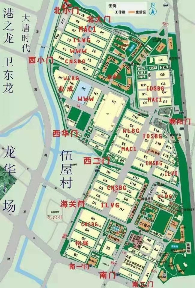 深圳龙华富士康厂区地图是怎样的？